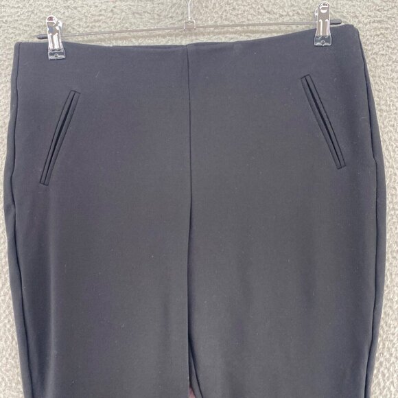 Chicos Pants Womens 2.5 US 14 Black So Slimming Juliet Side Vent Ankle Stretch - Picture 2 of 11